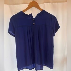 Navy blue Loft dress shirt